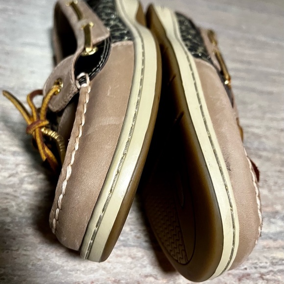 Sperry slip on shoes with glittery animal print - Picture 9 of 16